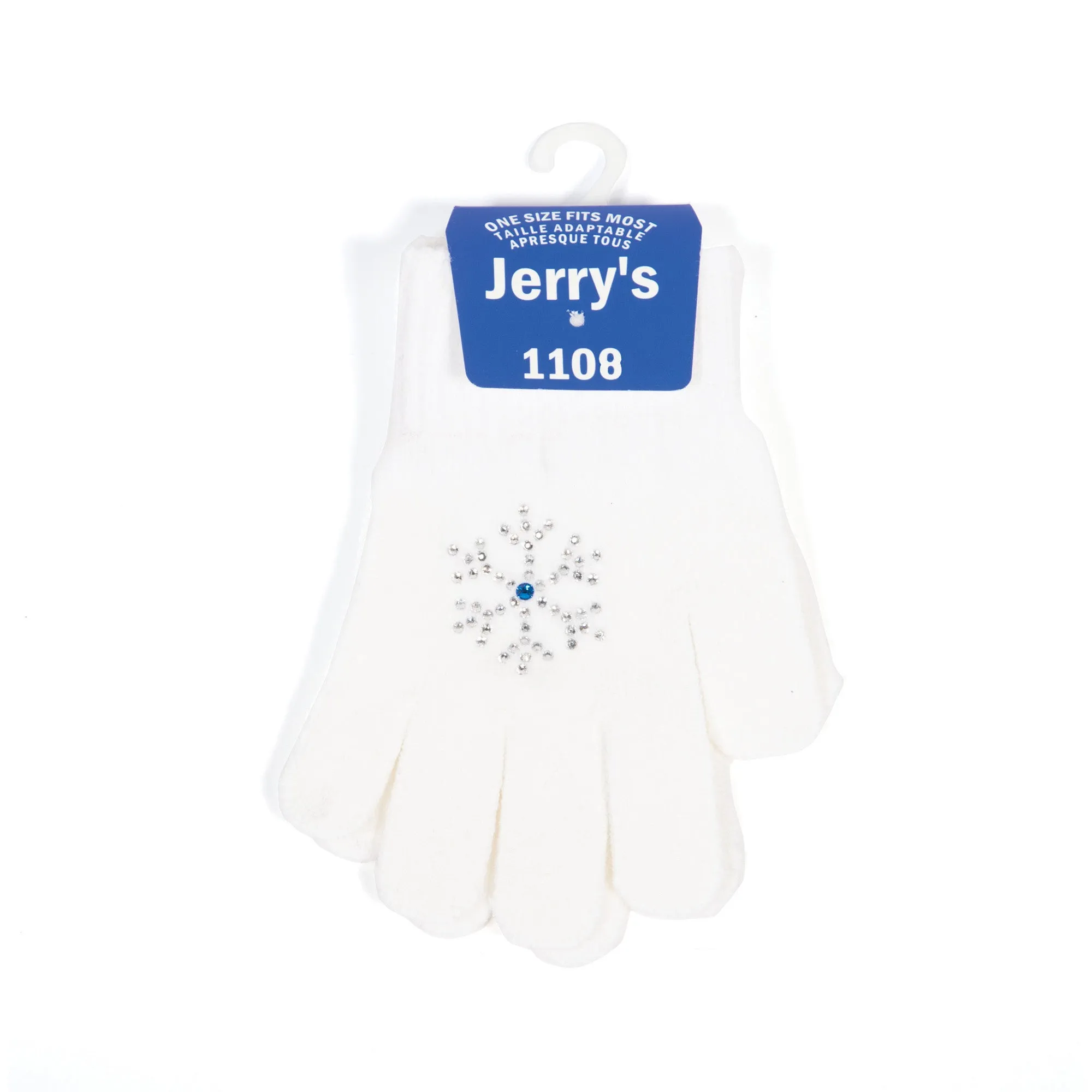 1108 Jerry's Figure Skating Snowflake Crystal Gloves