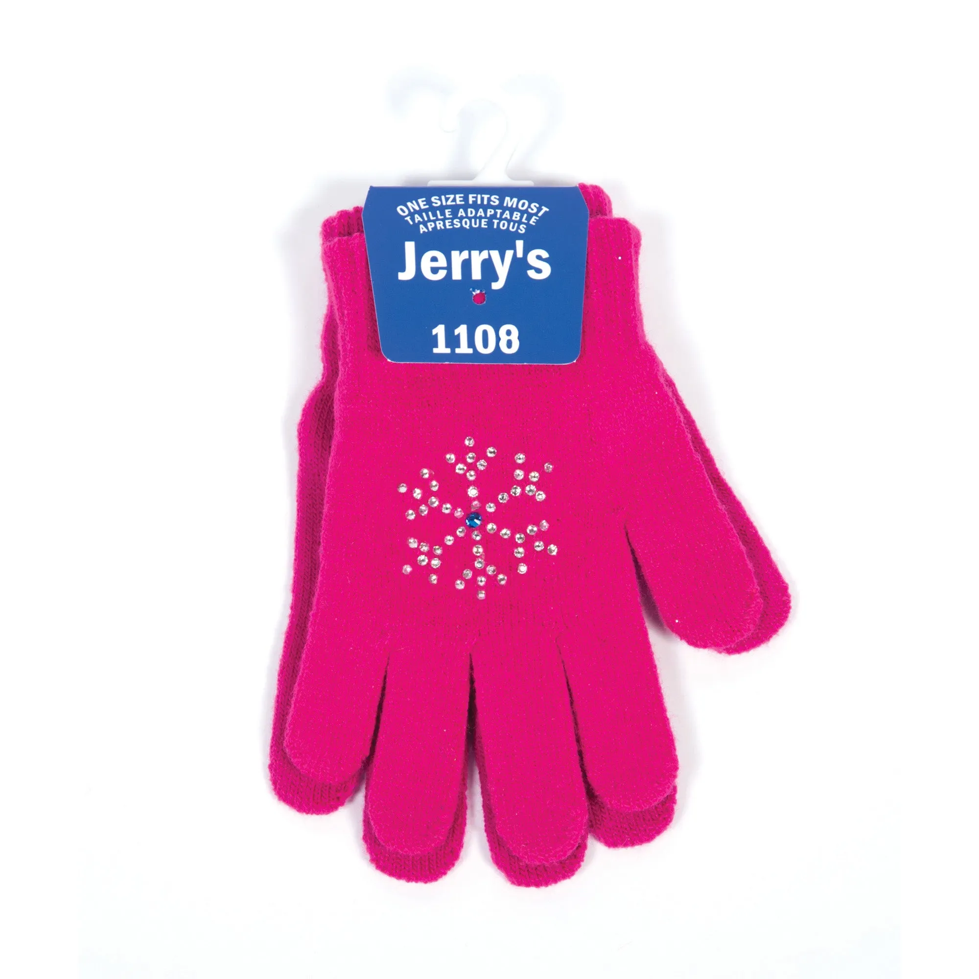 1108 Jerry's Figure Skating Snowflake Crystal Gloves