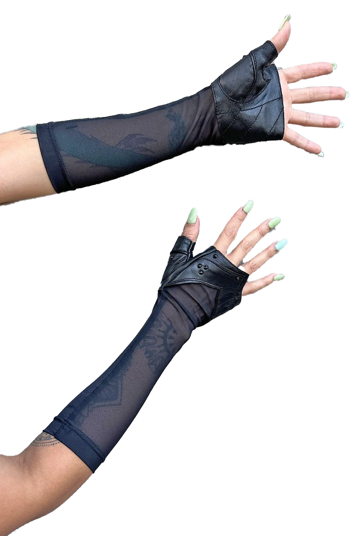 5D x Steam Trunk Arbalest Gloves - leather/mesh