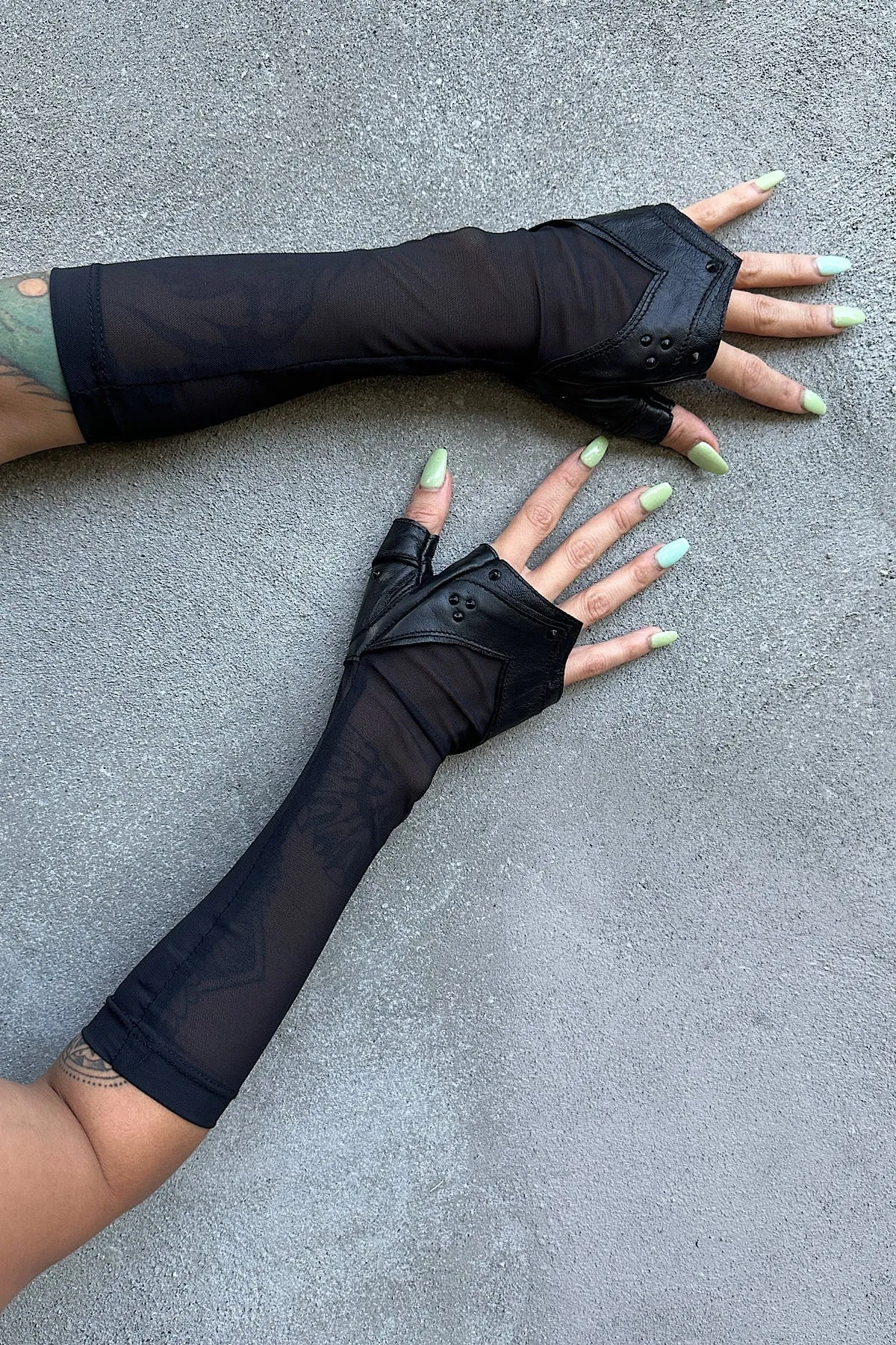 5D x Steam Trunk Arbalest Gloves - leather/mesh