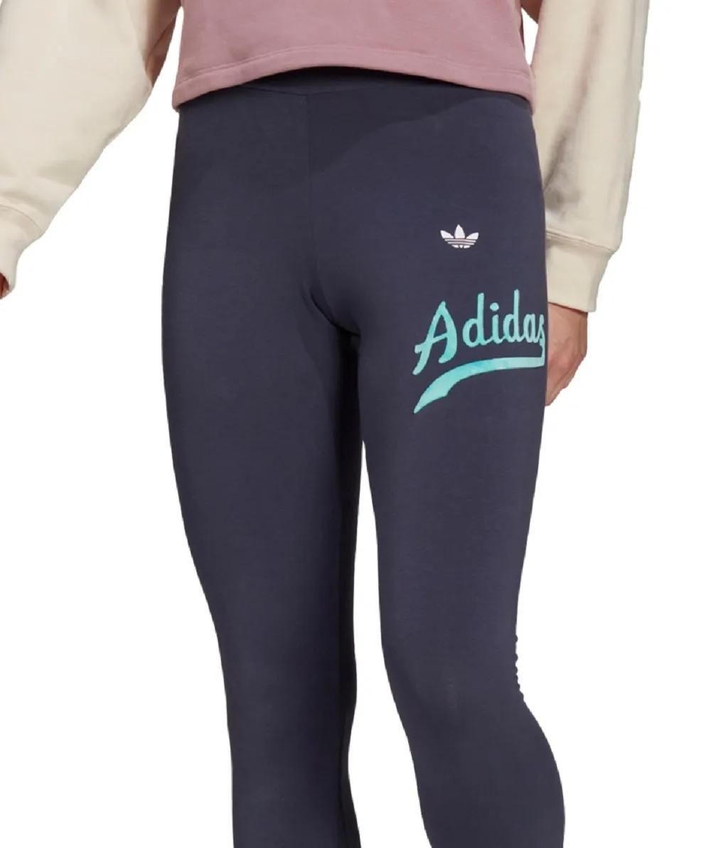 adidas Women's Modern B Ball Tights Blue Size X-Small