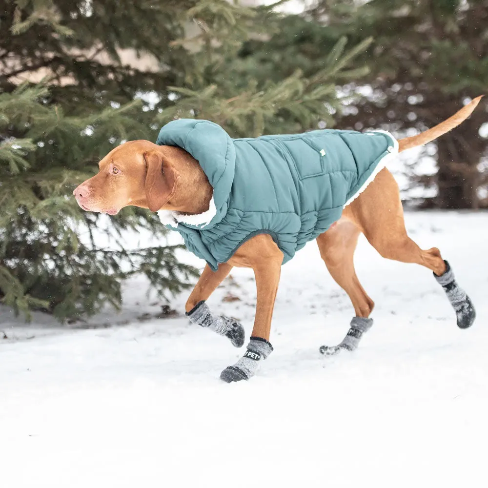 All-Terrain Dog Boots w Built-In Sock - Charcoal