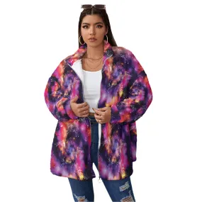 Animal Ancestors Cosmic Swirl Borg Fleece Coat