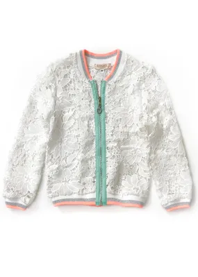 Baby Sara Lace Bomber Jacket