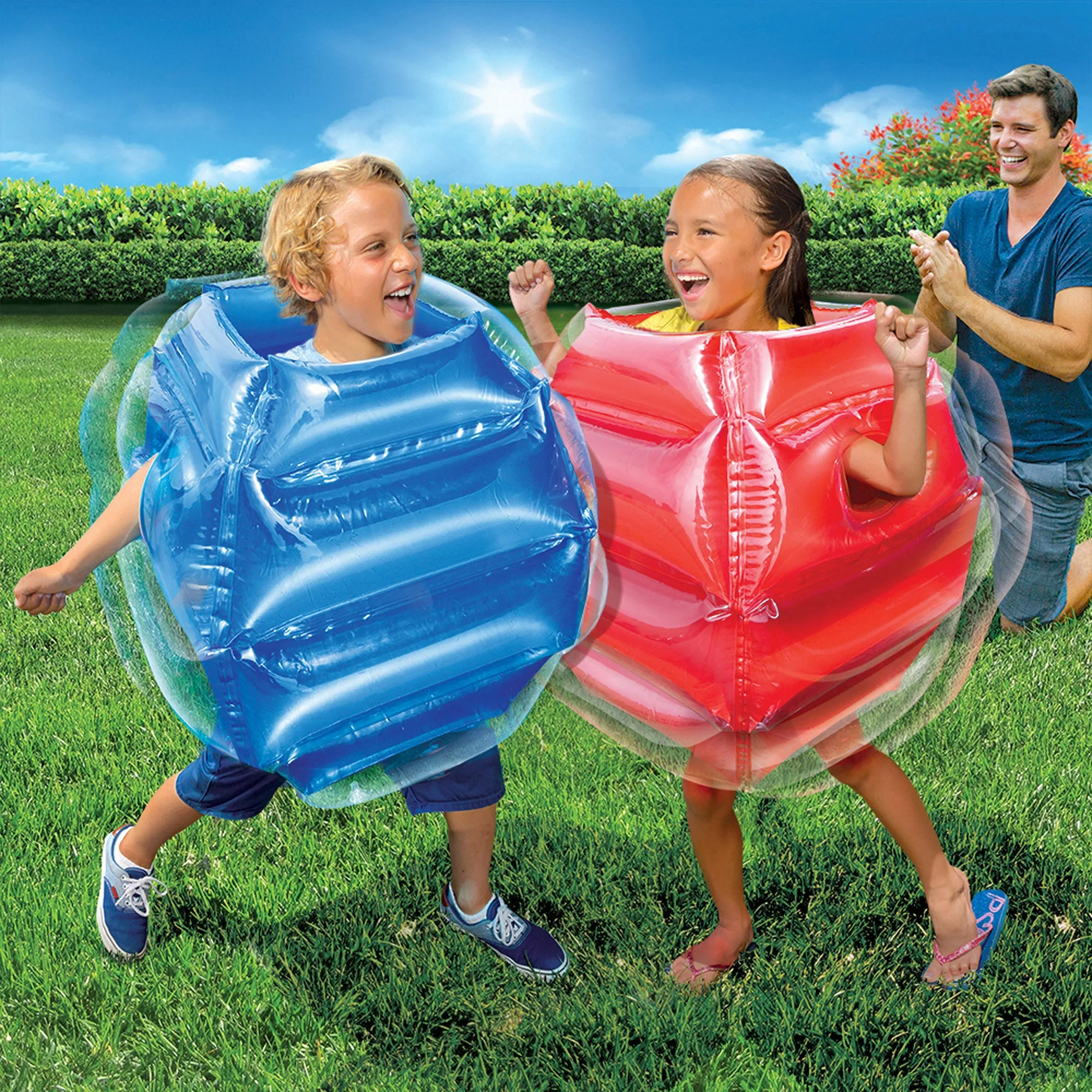 Banzai Battle Bop Combo Pack w/ Inflatable Gloves & Body Bumpers, 2 Pairs Each