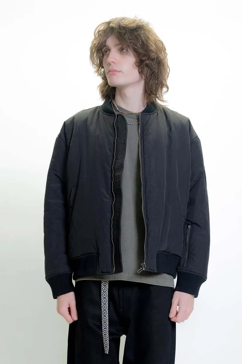 Beach Brains Bomber Jacket - Black