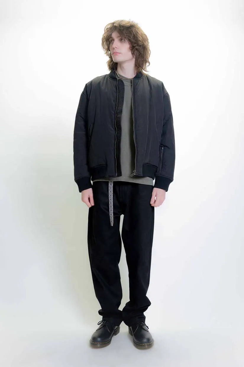 Beach Brains Bomber Jacket - Black