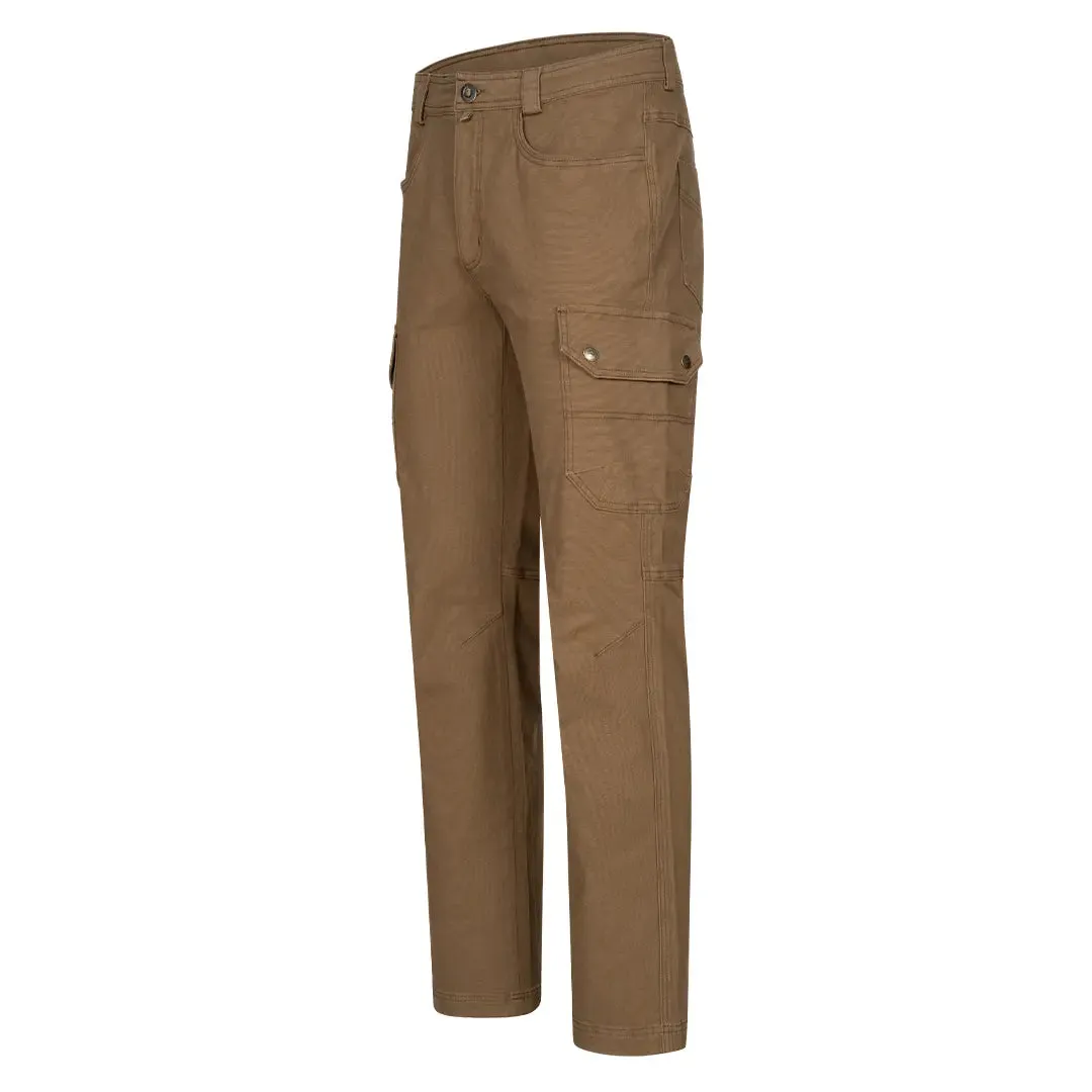 Ben Oxford Cotton Trousers - Teak by Blaser