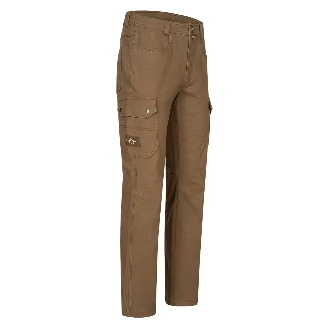 Ben Oxford Cotton Trousers - Teak by Blaser