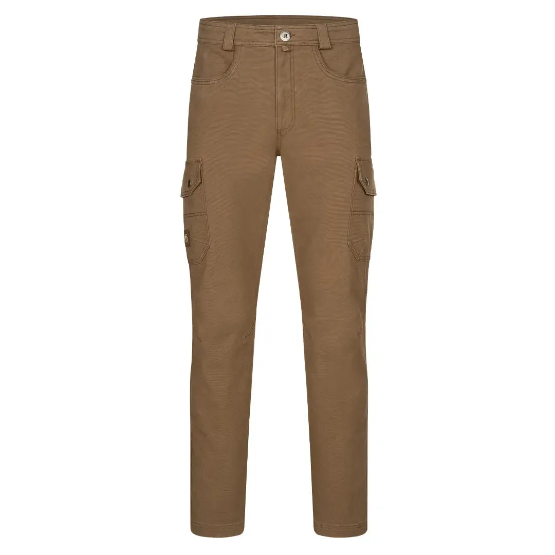 Ben Oxford Cotton Trousers - Teak by Blaser