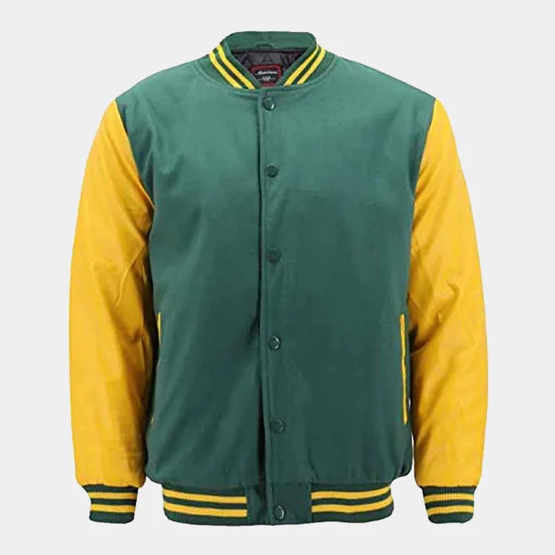 Best Style Letterman Premium Baseball Leather Boys Varsity Jacket