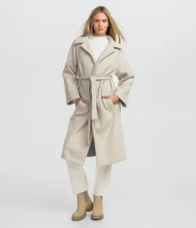 Broadway Fleece Coat - Oatmeal