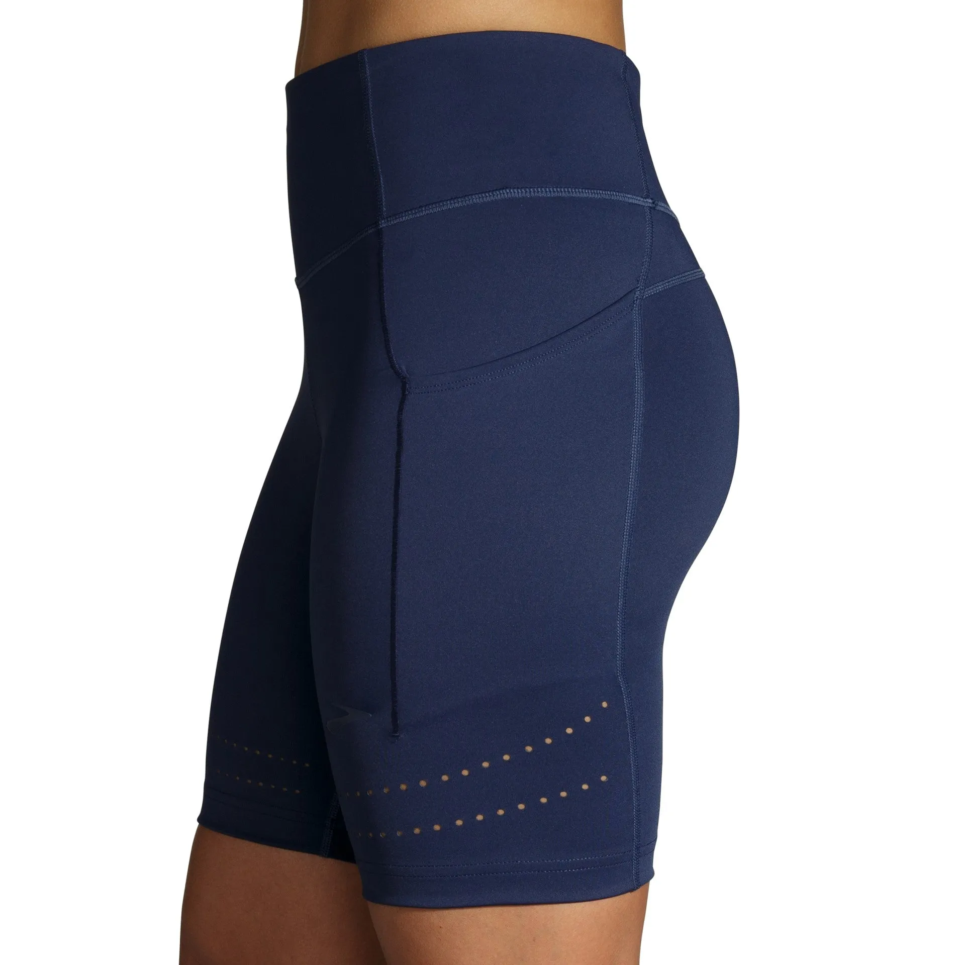 Brooks | Method 8" Short Tight | Women's | Navy