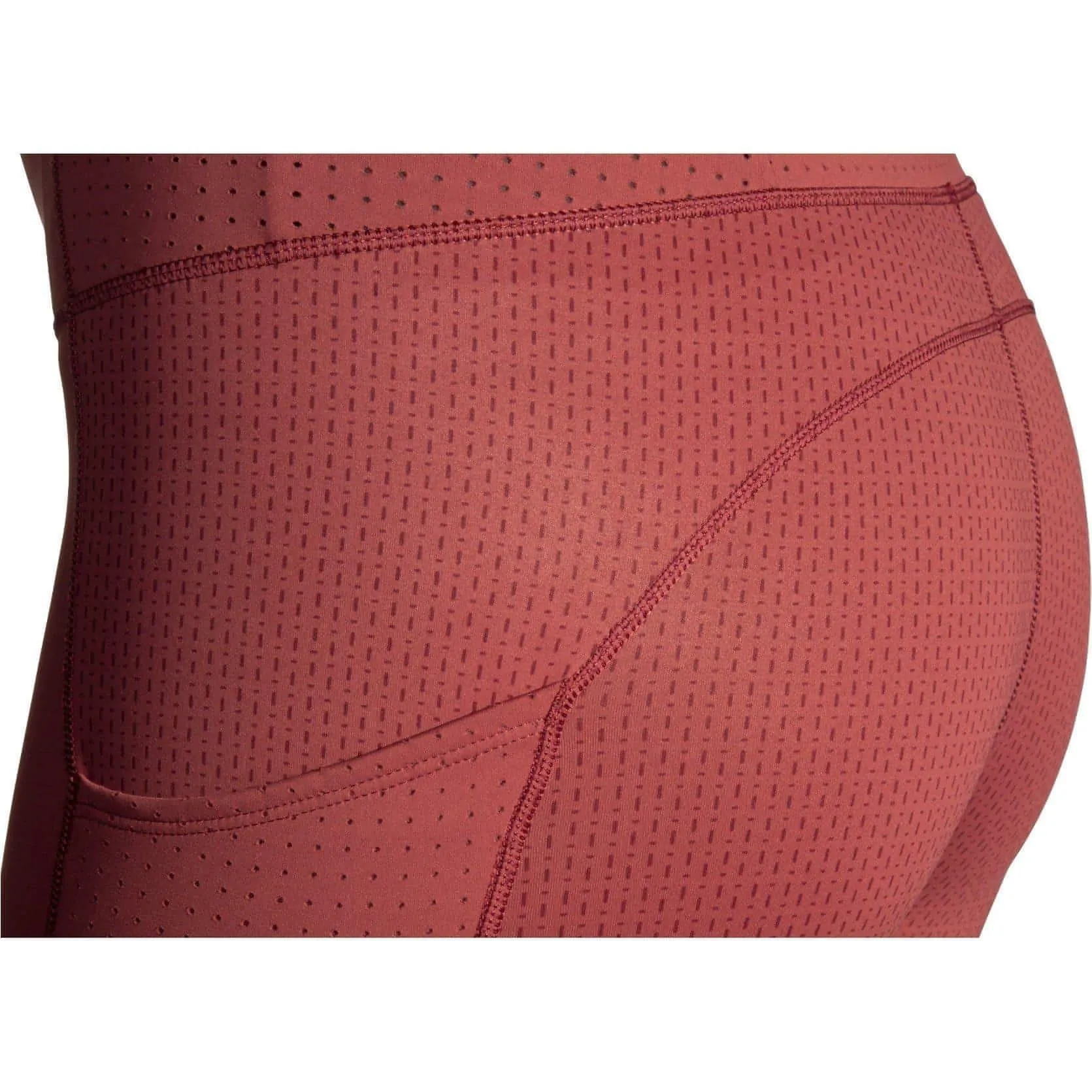 Brooks Method Womens 3/4 Capri Running Tights - Red