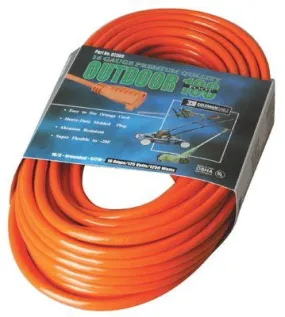 CCI 02309 Vinyl Extension Cord, 100 ft, 1 Outlet (1 EA)