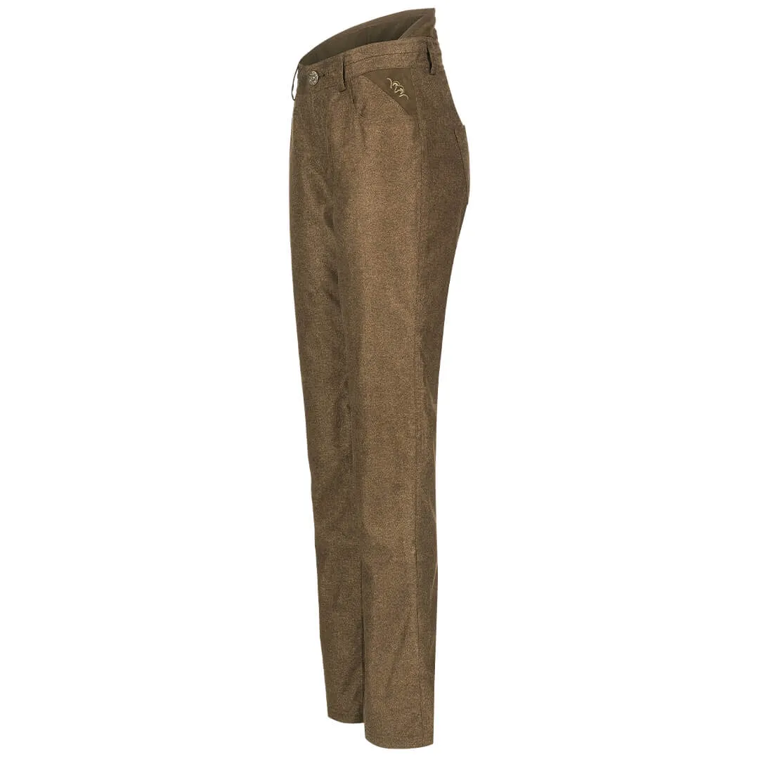 Celina Vintage Trousers - Dark Brown Melange by Blaser