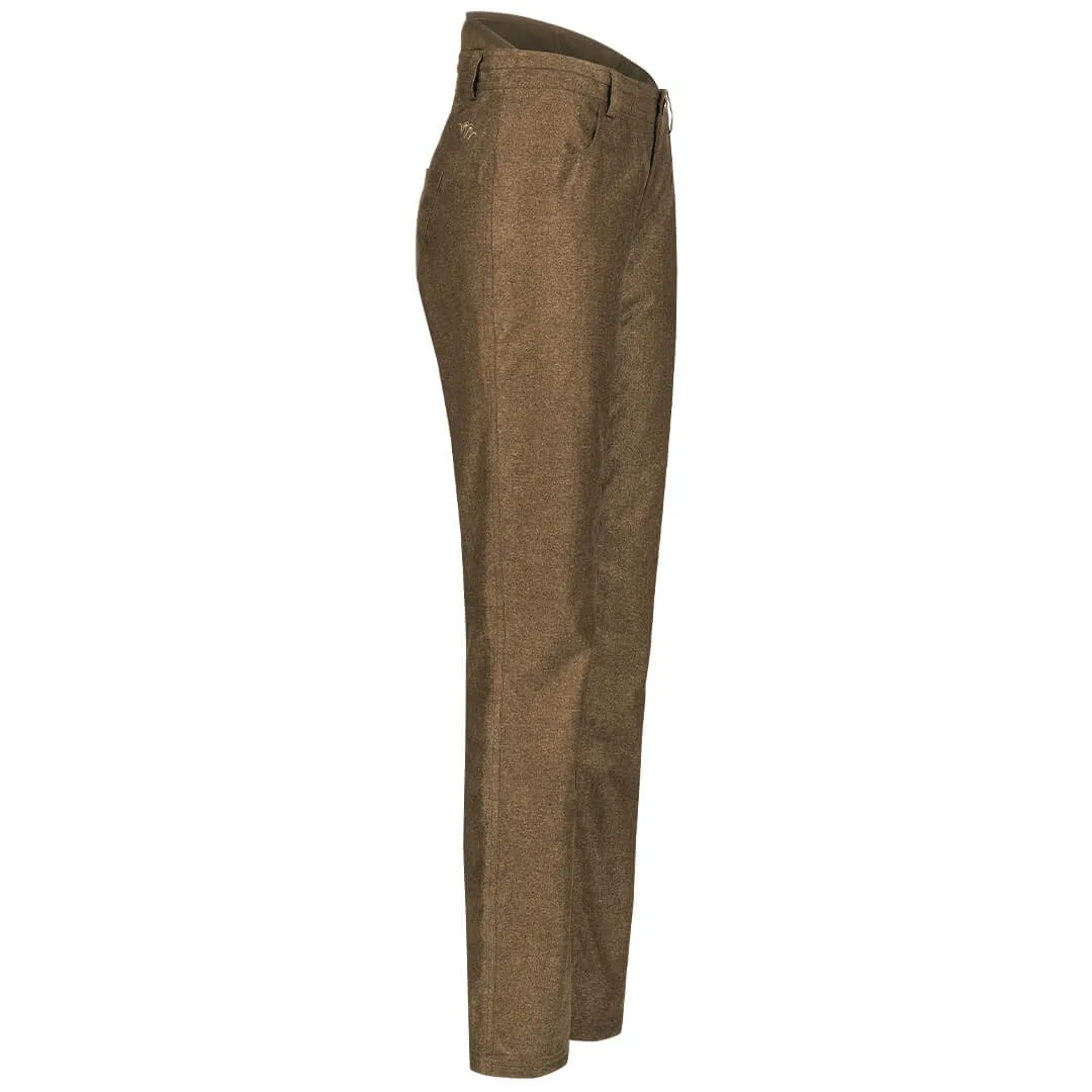 Celina Vintage Trousers - Dark Brown Melange by Blaser