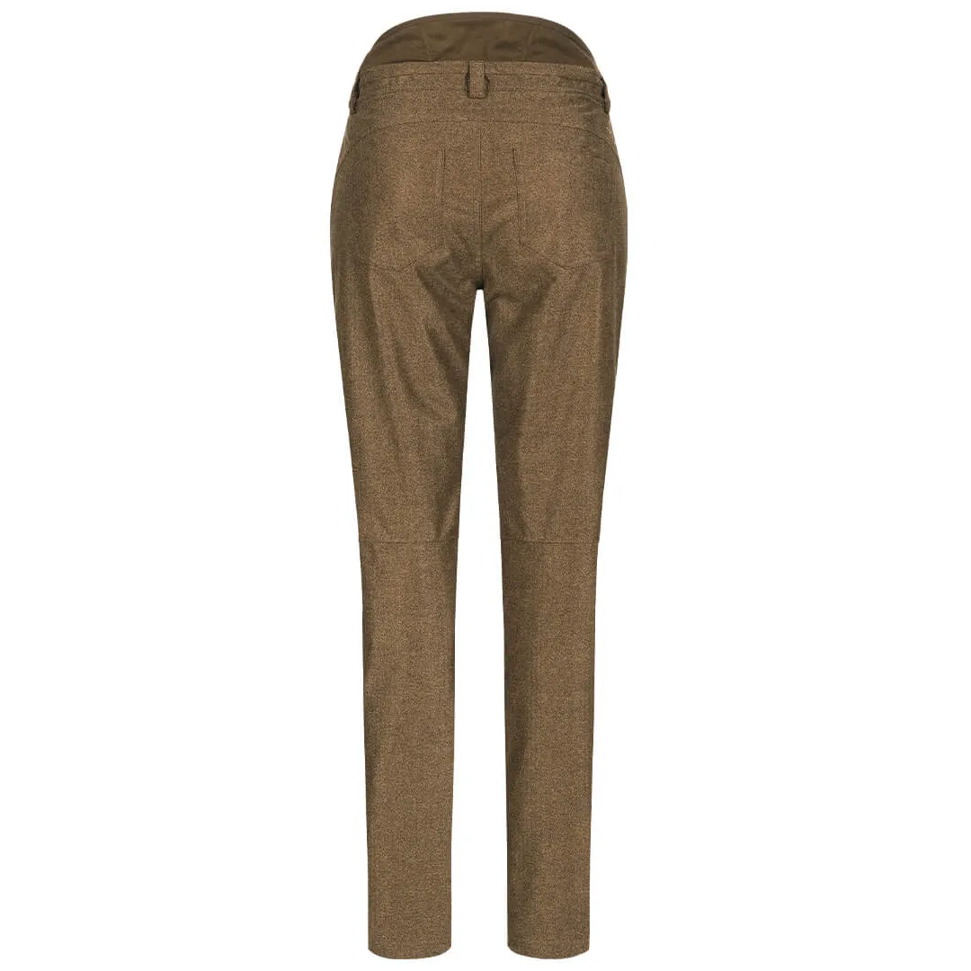 Celina Vintage Trousers - Dark Brown Melange by Blaser