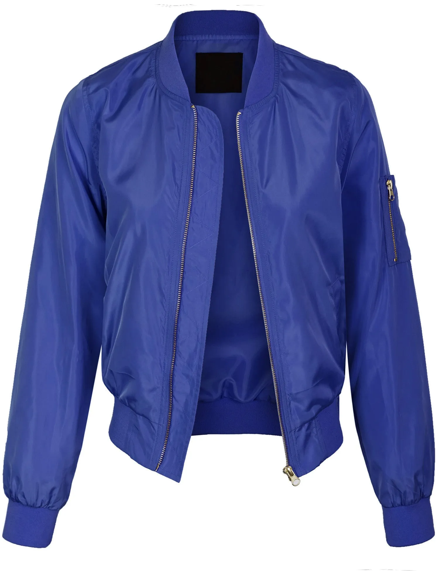 Classic Zip Up Lightweight Bomber Jacket