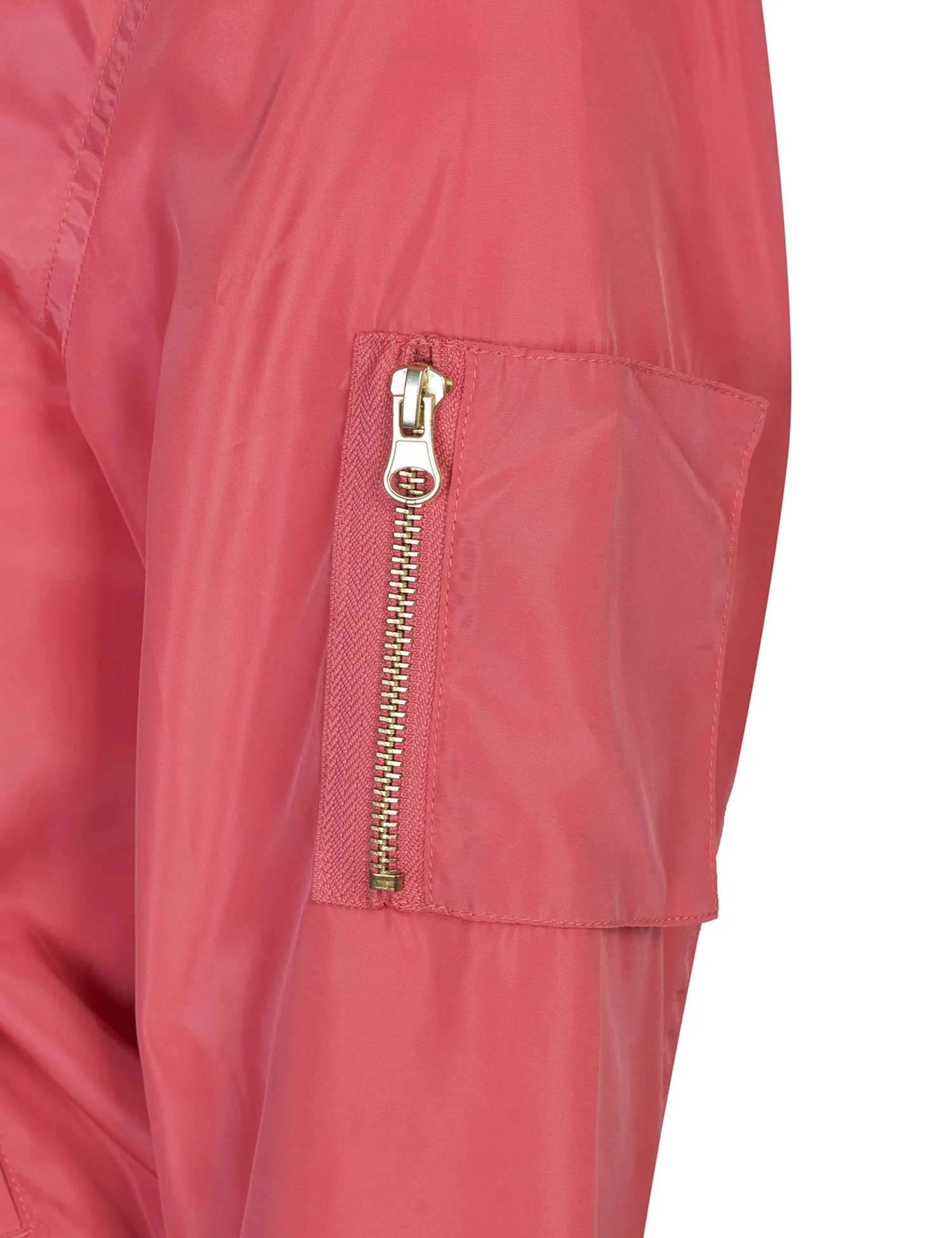 Classic Zip Up Lightweight Bomber Jacket