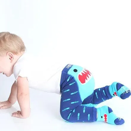 Comfort Crawler Babies Legging and Sock set - Sherman the Shark