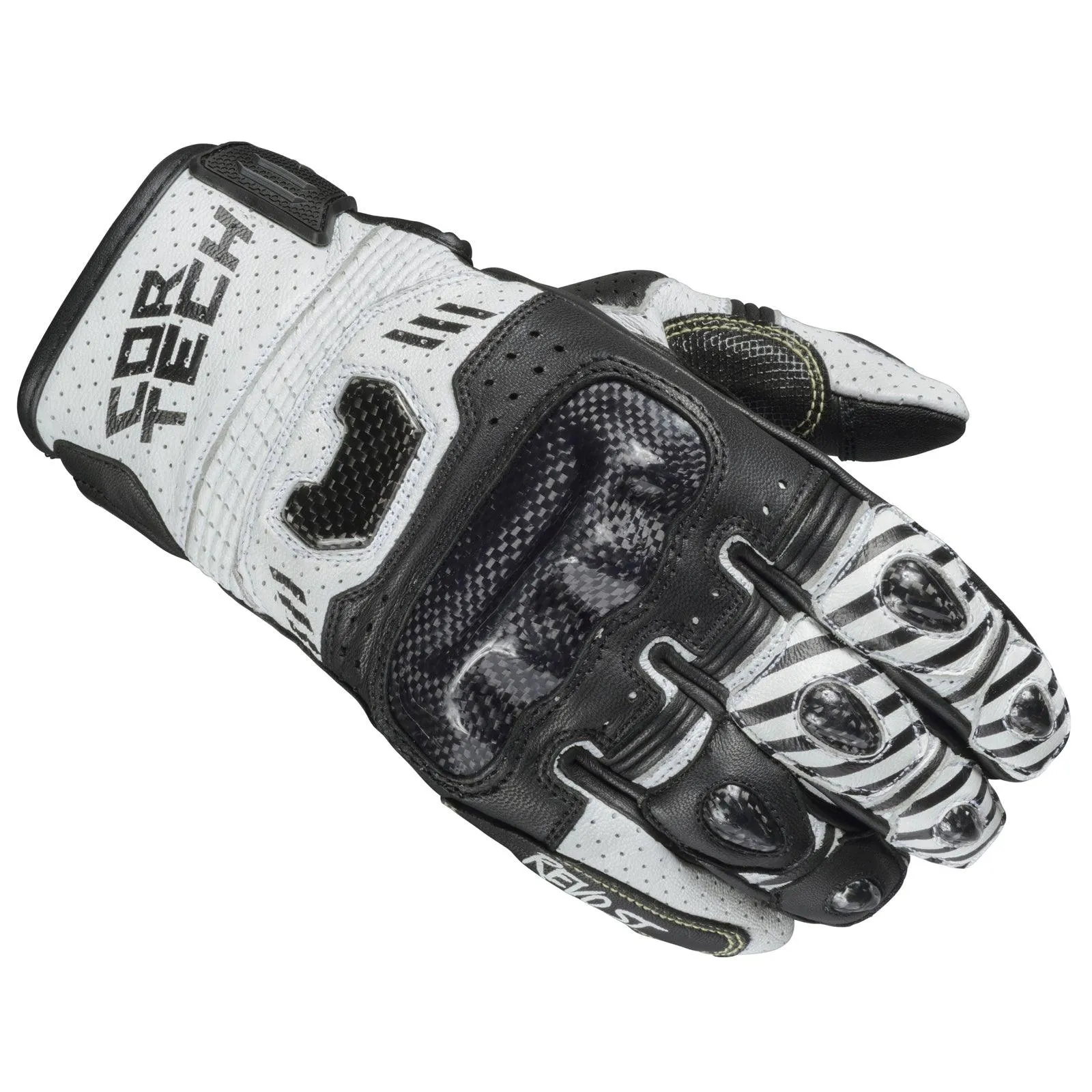 Cortech Revo Sport ST Men's Glove - Black/White