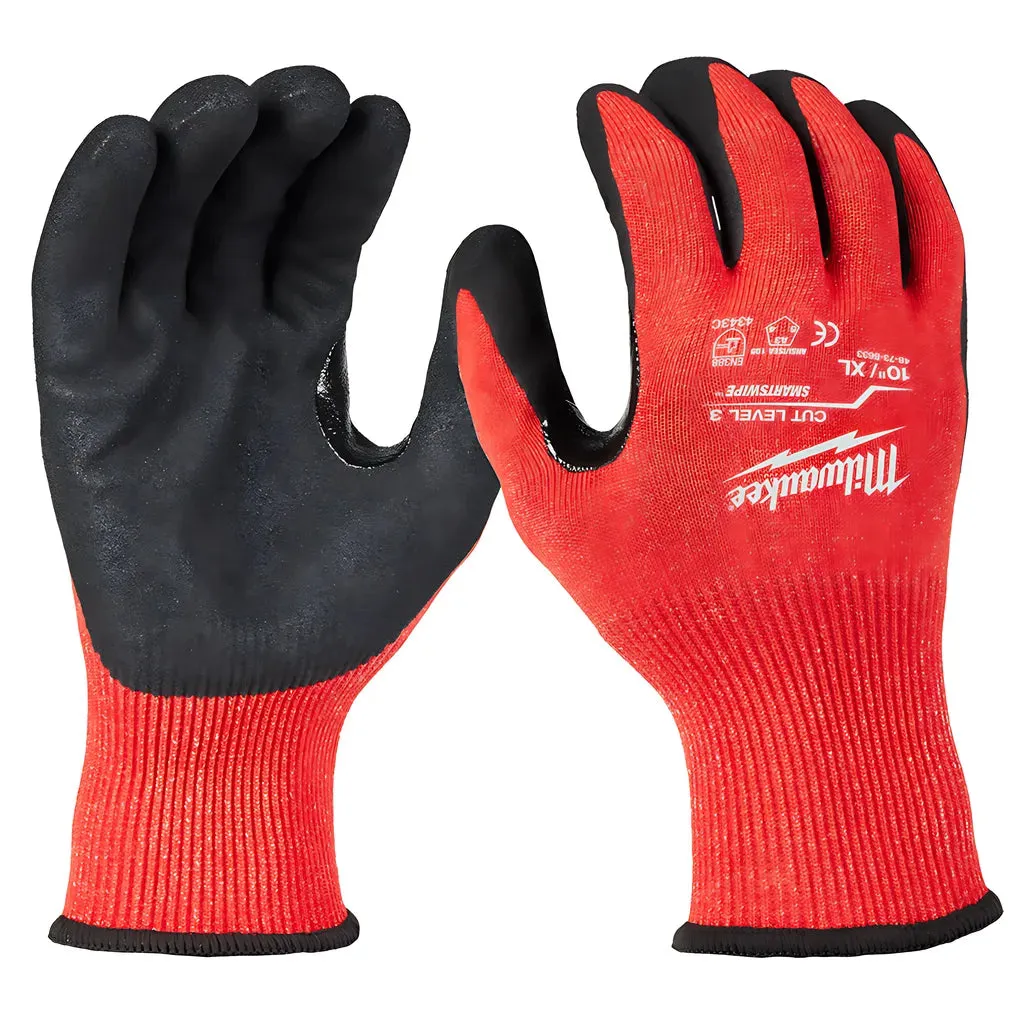 Cut Level 3 Nitrile Dipped Gloves - XL