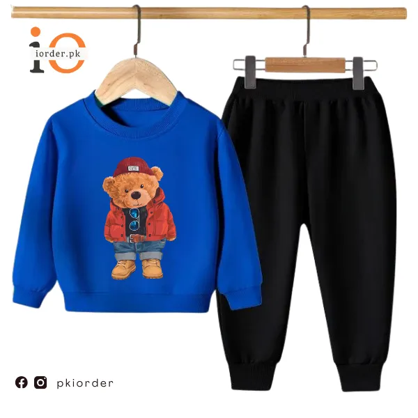 Cute Bear Kids Sweatshirt & Pant