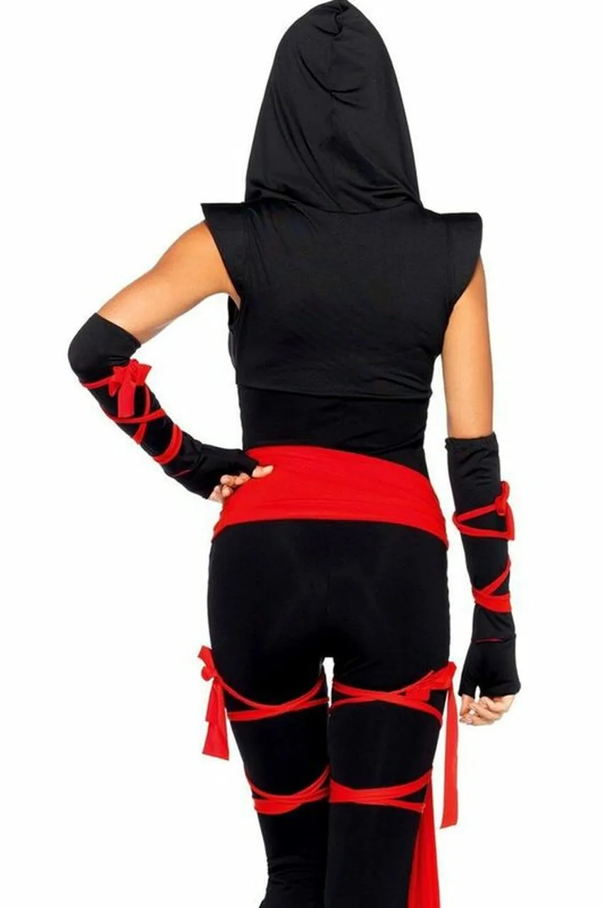 Deadly Ninja Costume with Face Mask