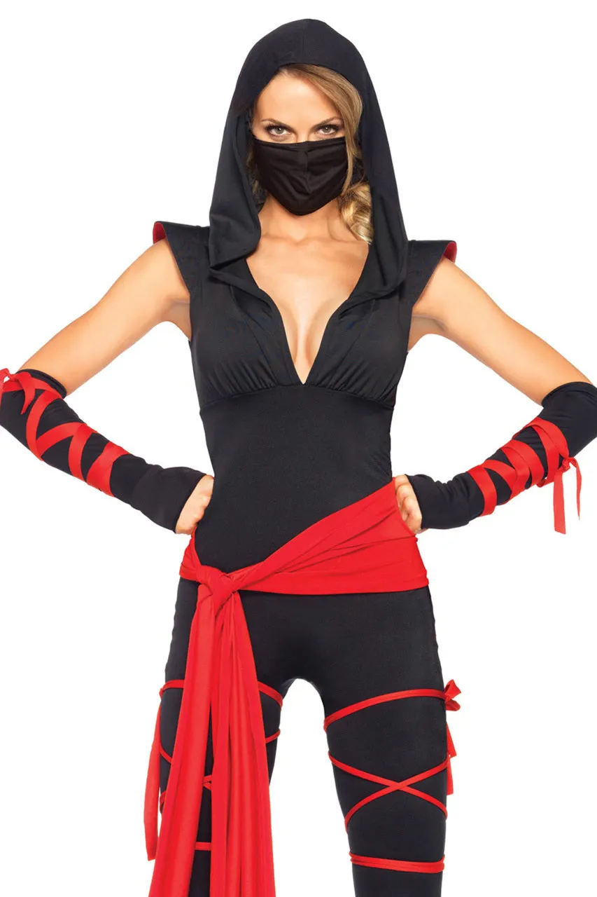 Deadly Ninja Costume with Face Mask