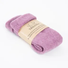 Dusky Plum Cashmere Fingerless Gloves