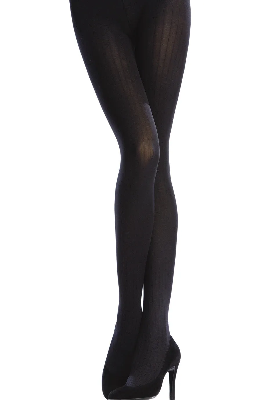 EMILIO CAVALLINI 3 DIMENSIONS RIBBED Tights Brown