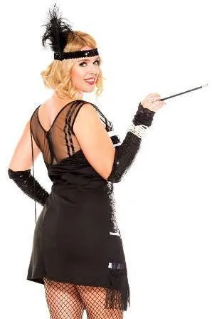 Fever Flapper Plus Size Adult Costume