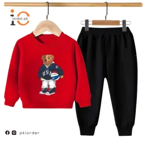 Football Bear Kids Sweatshirt & Pant