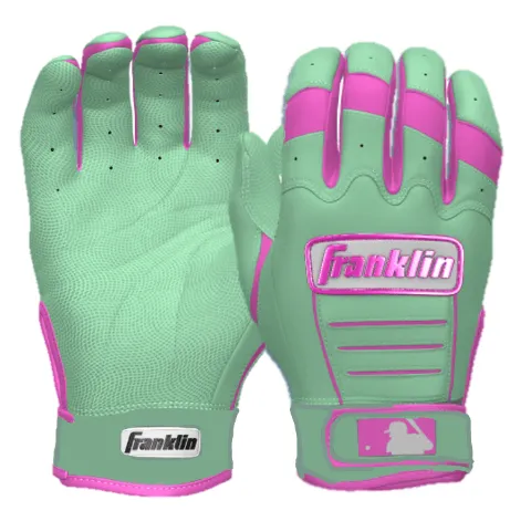 Franklin CFX Pro Custom Batting Gloves Mint/Pink