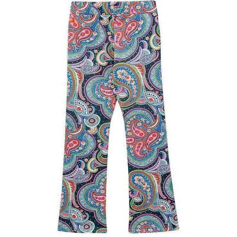 Girls Blue & Pink Pina Sweat Pants