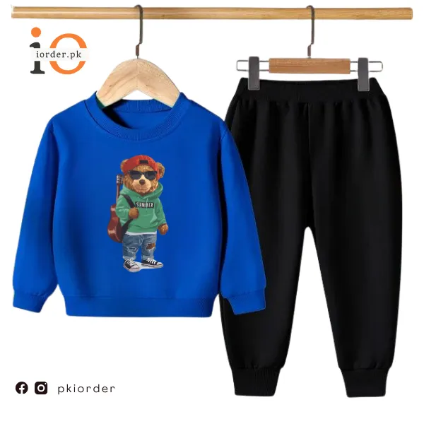 Green Bear Kids Sweatshirt & Pant