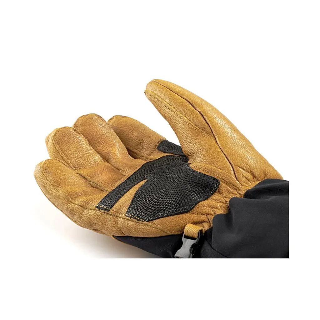 Heated Gloves Therm-Ic Freeride Ultra Heat - Black/Light Brown