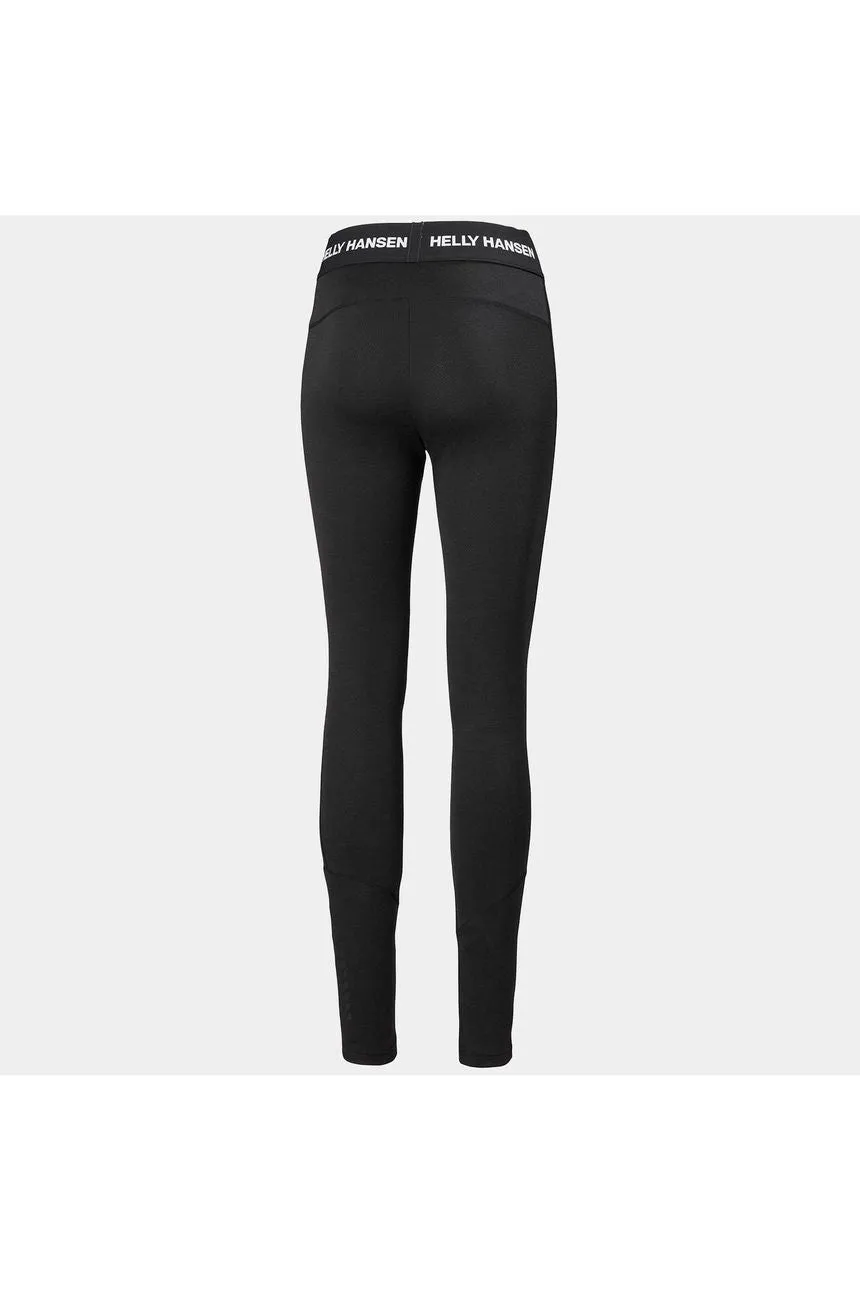 Helly Hansen Womens Lifa Merino Midweight Pant Base Layer Black