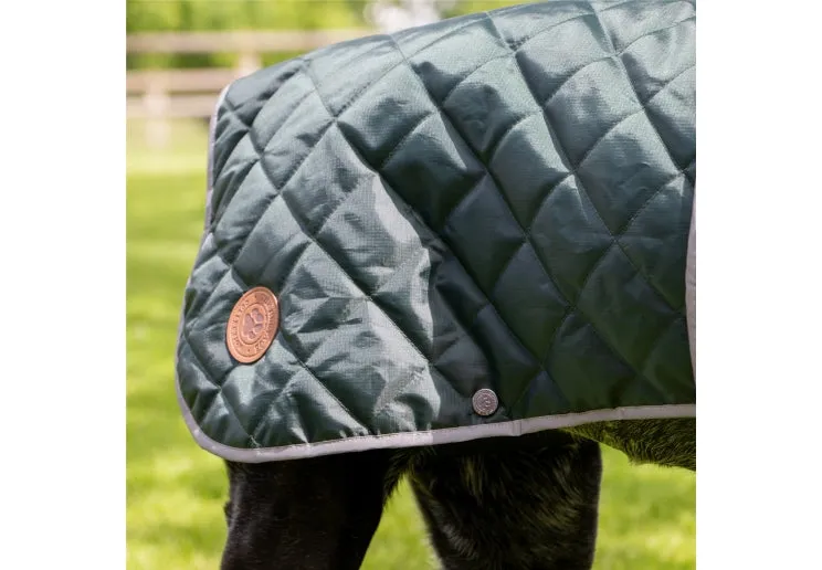 Heritage Quilted Dog Coat Green