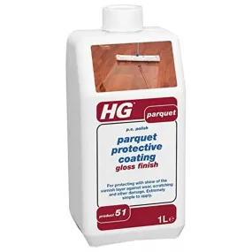 HG Protective Coating (P.E Polish) Parquet Gloss Finish P.51 - 1 Litre