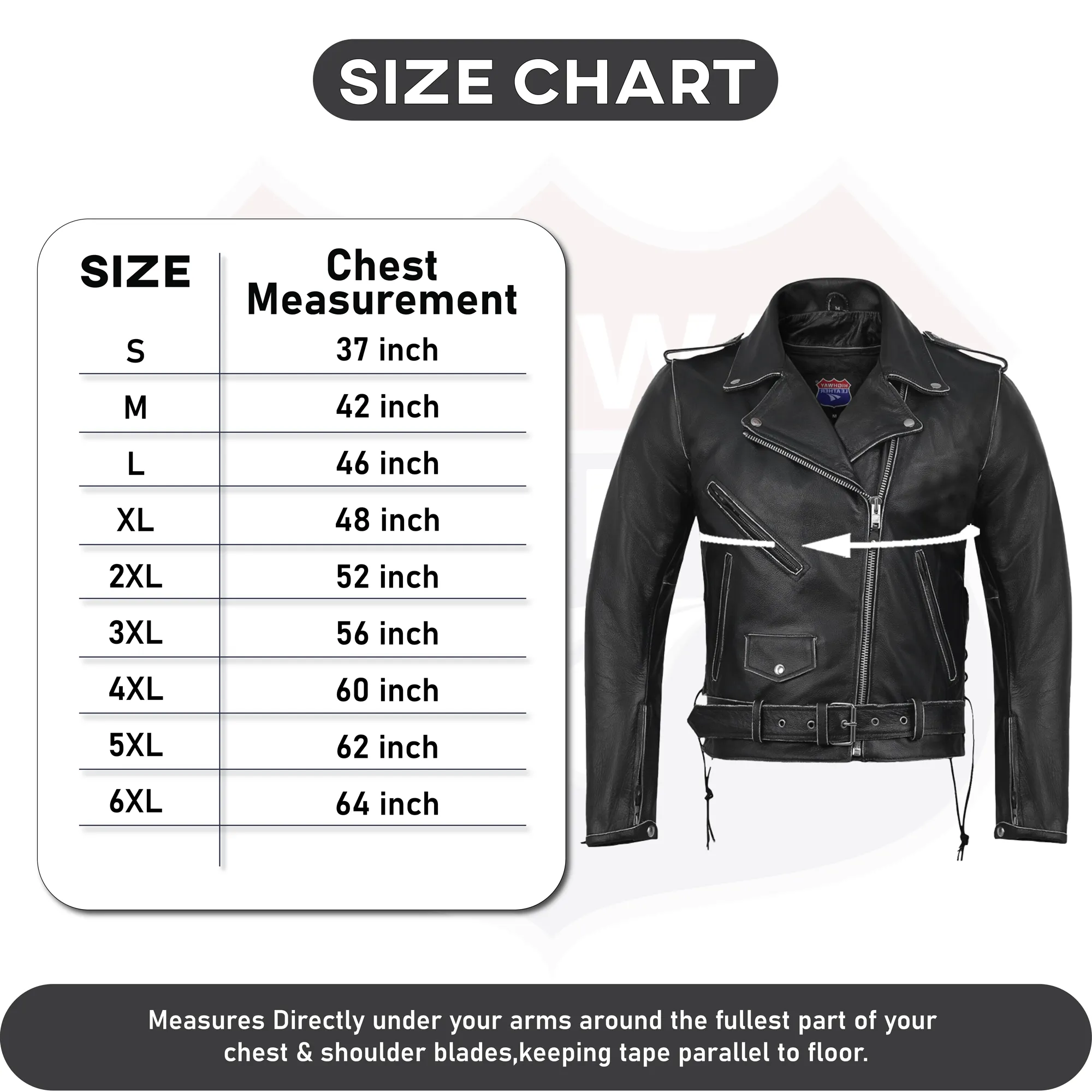 HL10205BLACK Old School Police Style Motorcycle Leather Jacket