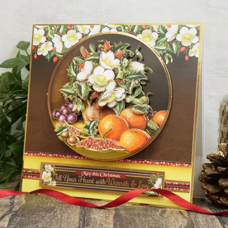 Hunkydory Season's Greetings Deco-Large Set - Christmas Rose*