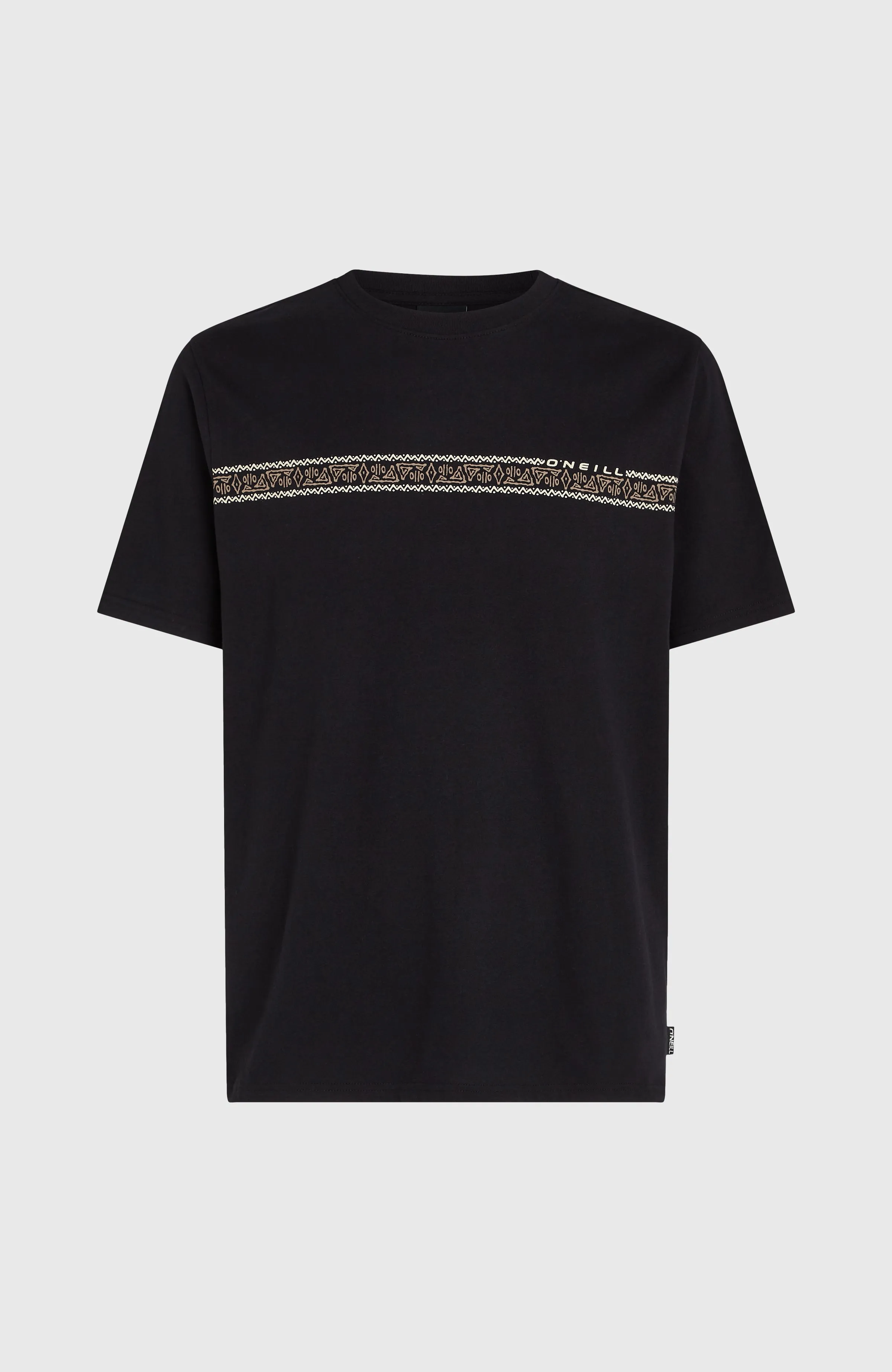 Ikat Stripe T-Shirt | Black Out