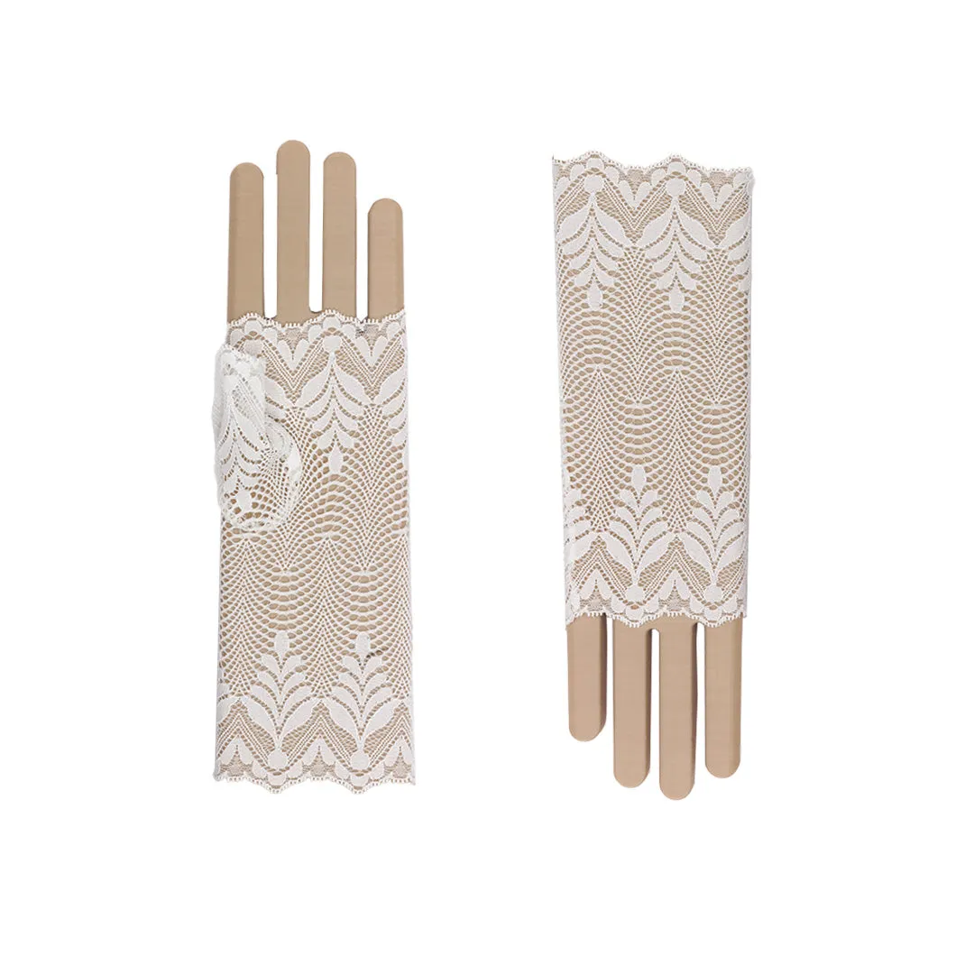 Irina | Short Fingerless Lace Glove