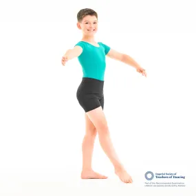 ISTD Full Bottom Leotard - Mid Green (Boys Junior Dancer)