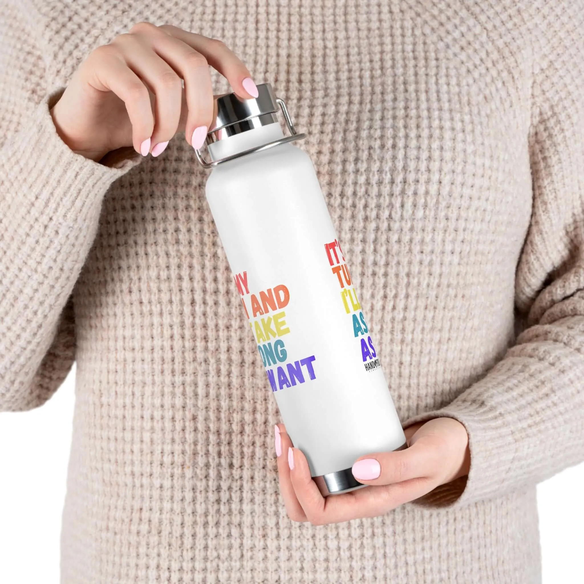 It's My Turn Vacuum Insulated Bottle, 22oz