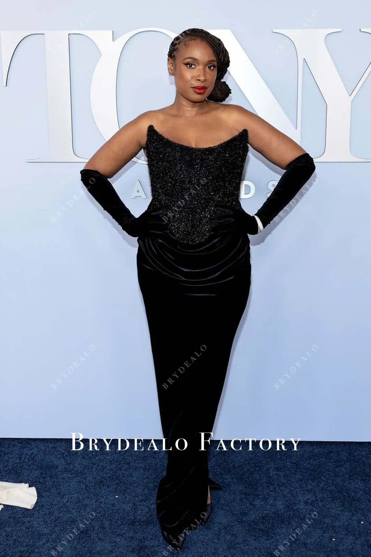 Jennifer Hudson 2024 Tony Awards Black Dress