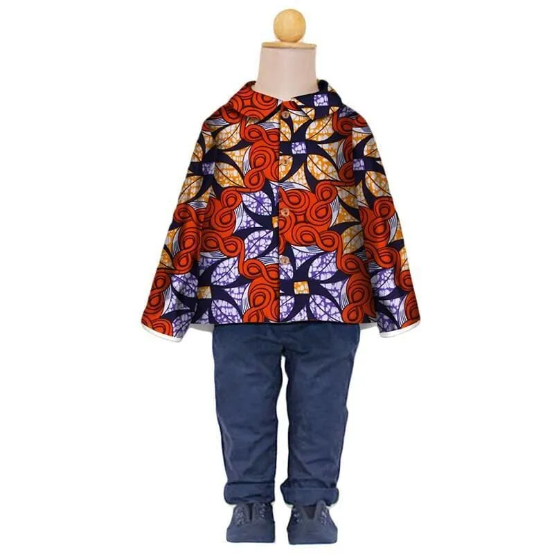 Kid's Cotton Printed Coat