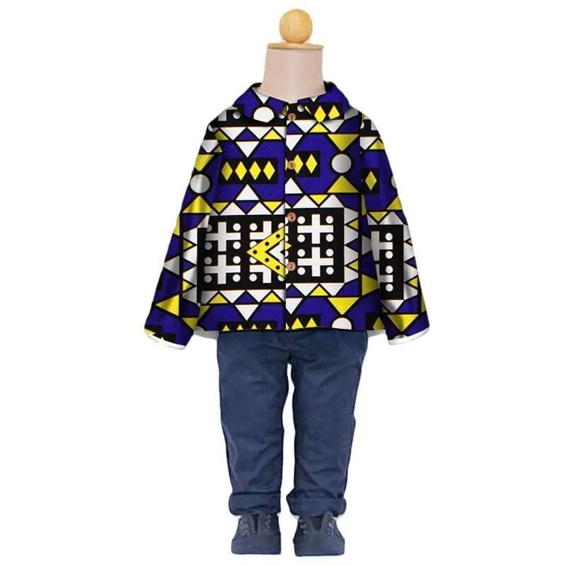 Kid's Cotton Printed Coat